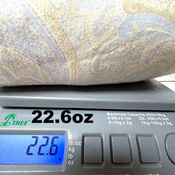 sheet full fitted RAYMOND WAITES cotton India paisley blues - Picture 9 of 9